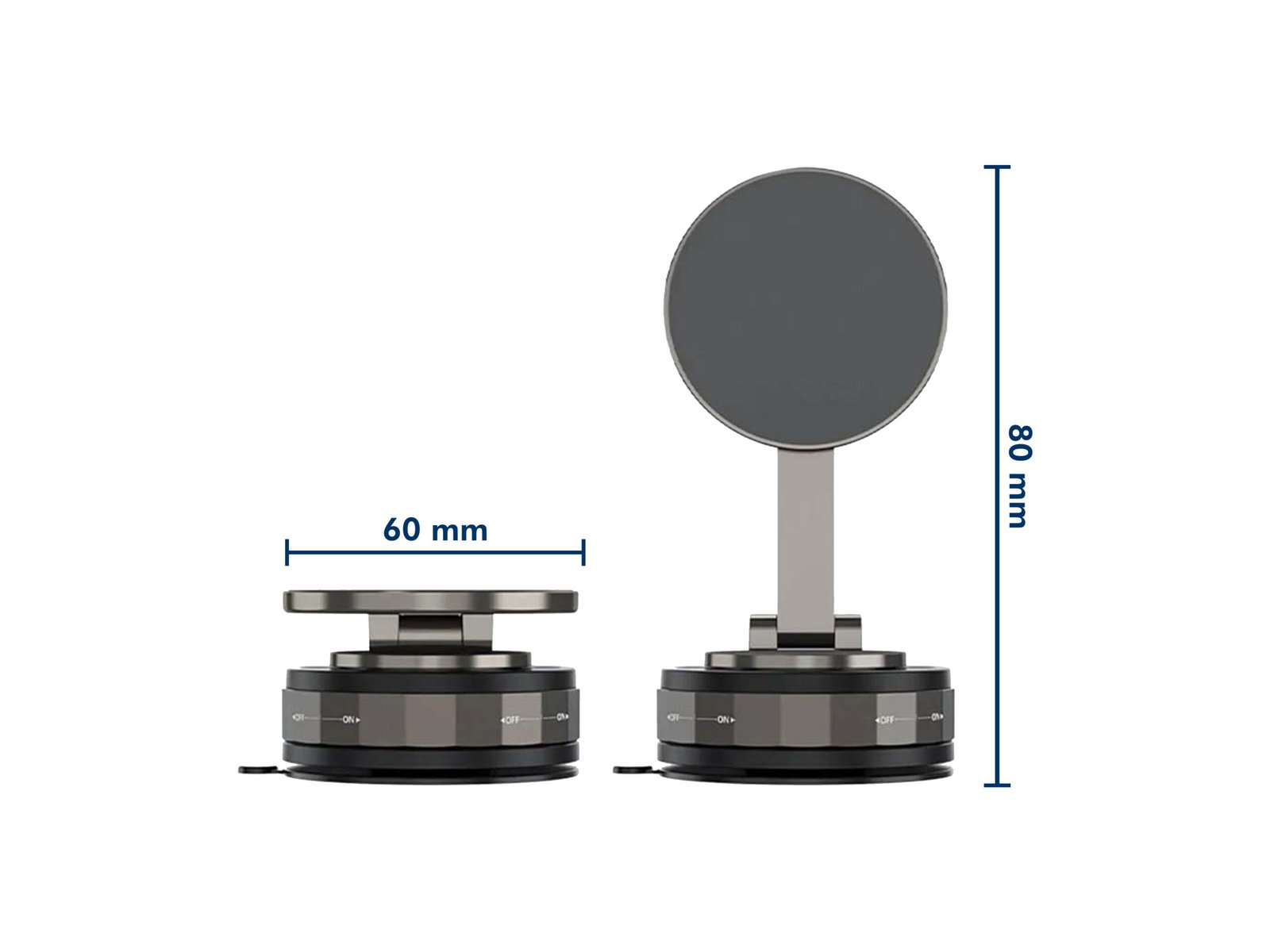 AnDash — 360° Rotatable Magnetic Car Phone Mount with Suction Cup - Image 5