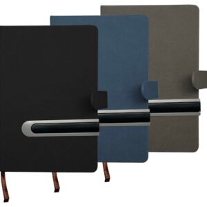 Baino — A5 Thick Notebook with Sliding Slot for Pen