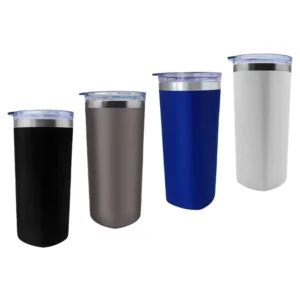 Sqrambler — (630ml) Stainless Steel Tumbler with Straw