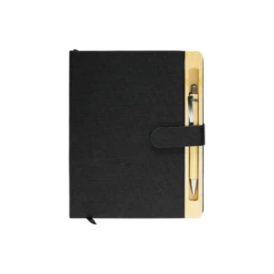 EcoVix | 11640 Magnetic RPET + Bamboo Notebook with Pen