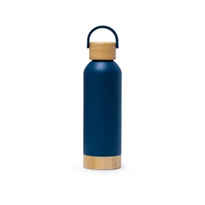 Vellrix | 11470BL Insulated Bottle With Bamboo Lid Blue