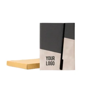 ORENTA | 11650GR A5 Premium Notebook with Metal Foldable Closure Gray