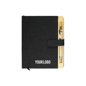 EcoVix | 11640 Magnetic RPET + Bamboo Notebook with Pen