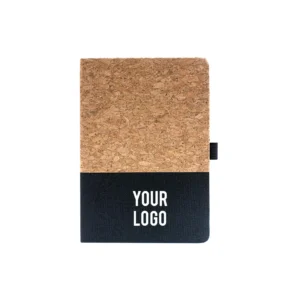 Volaris | 11466BK Cork cover Notebook Black