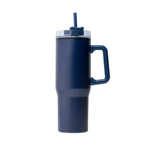 Griple | 11608BL Blue Tumbler with Straw and Handle