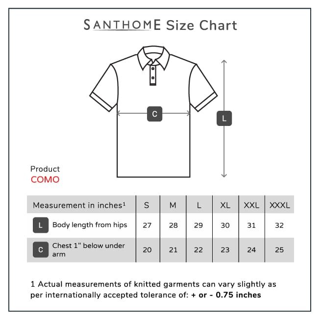 Santhome COMO - Premium Texture Knit Polo Shirt - Image 8