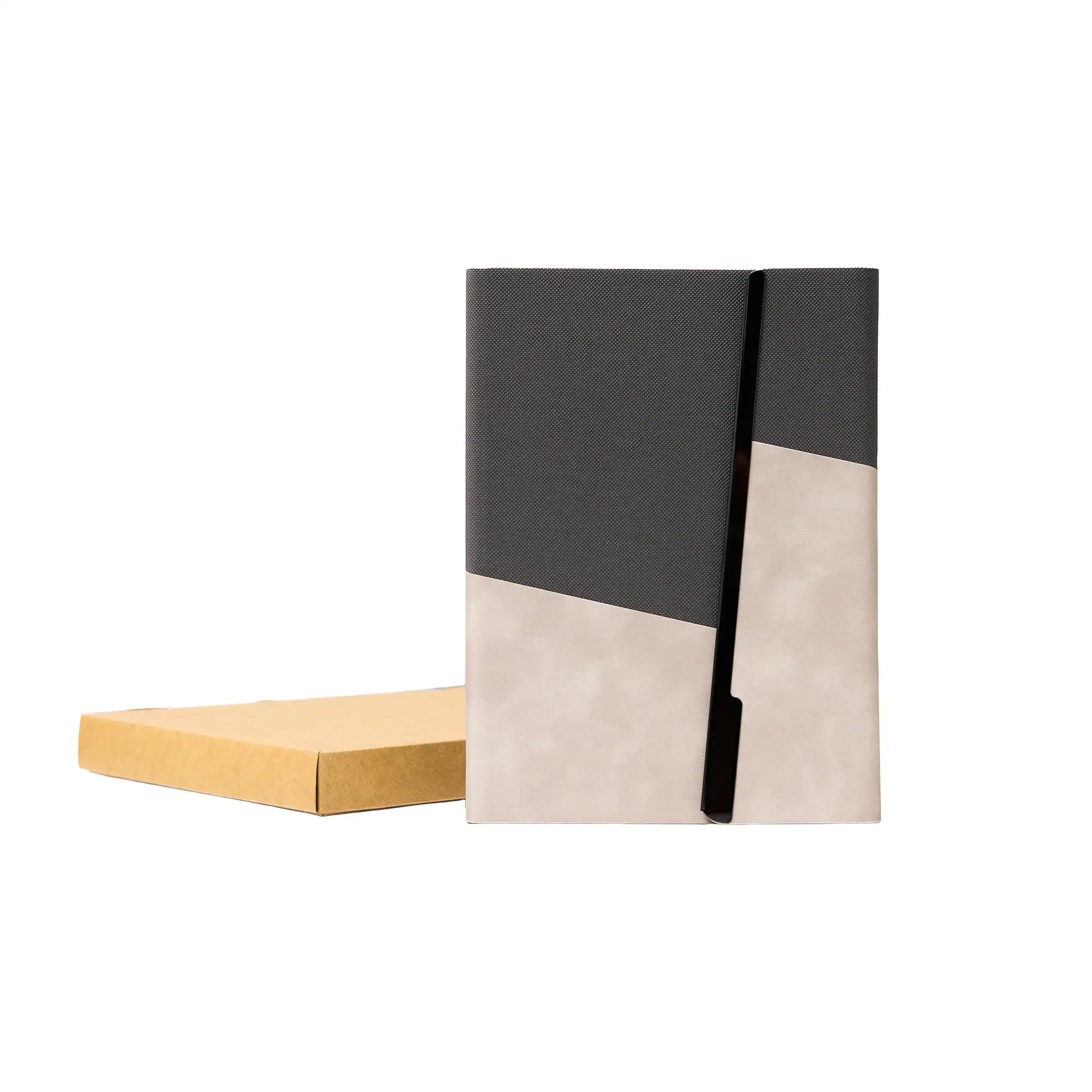 ORENTA | 11650BR A5 Premium Notebook with Metal Foldable Closure Brown - Image 4