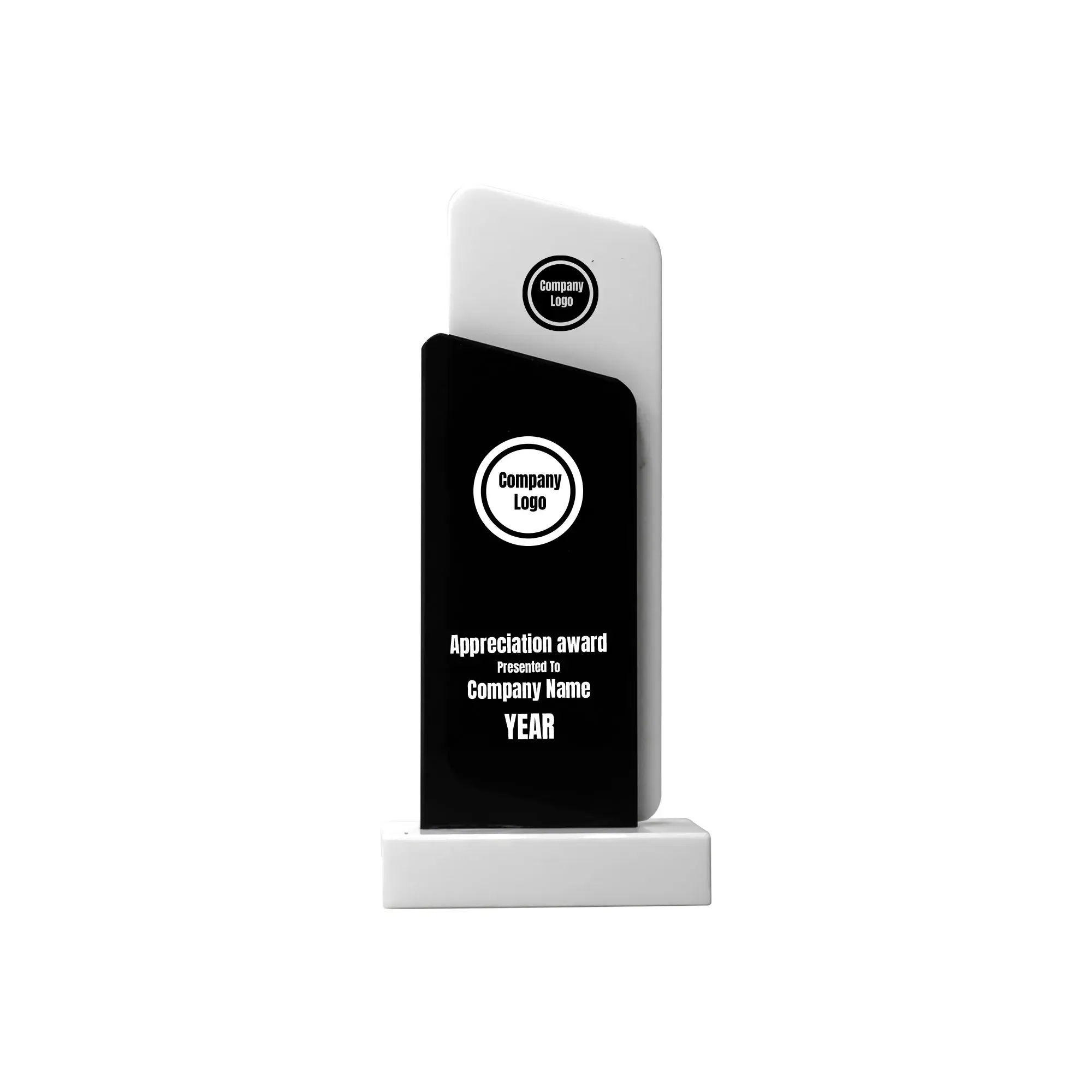 AXTROVA | 11600 Black and White Crystal Trophy - Image 5