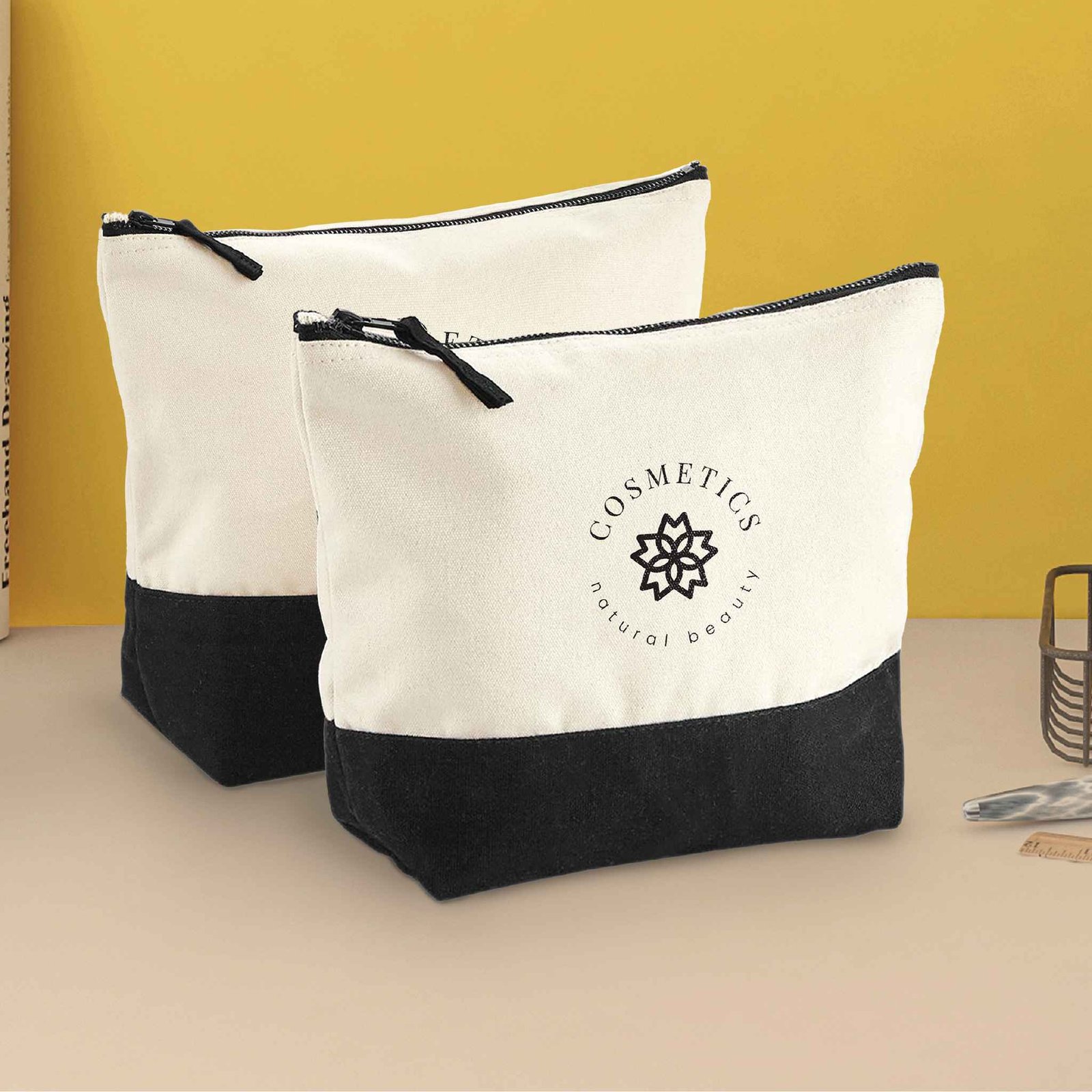 Quixer | 11459 Cotton Canvas Pouch - Image 3