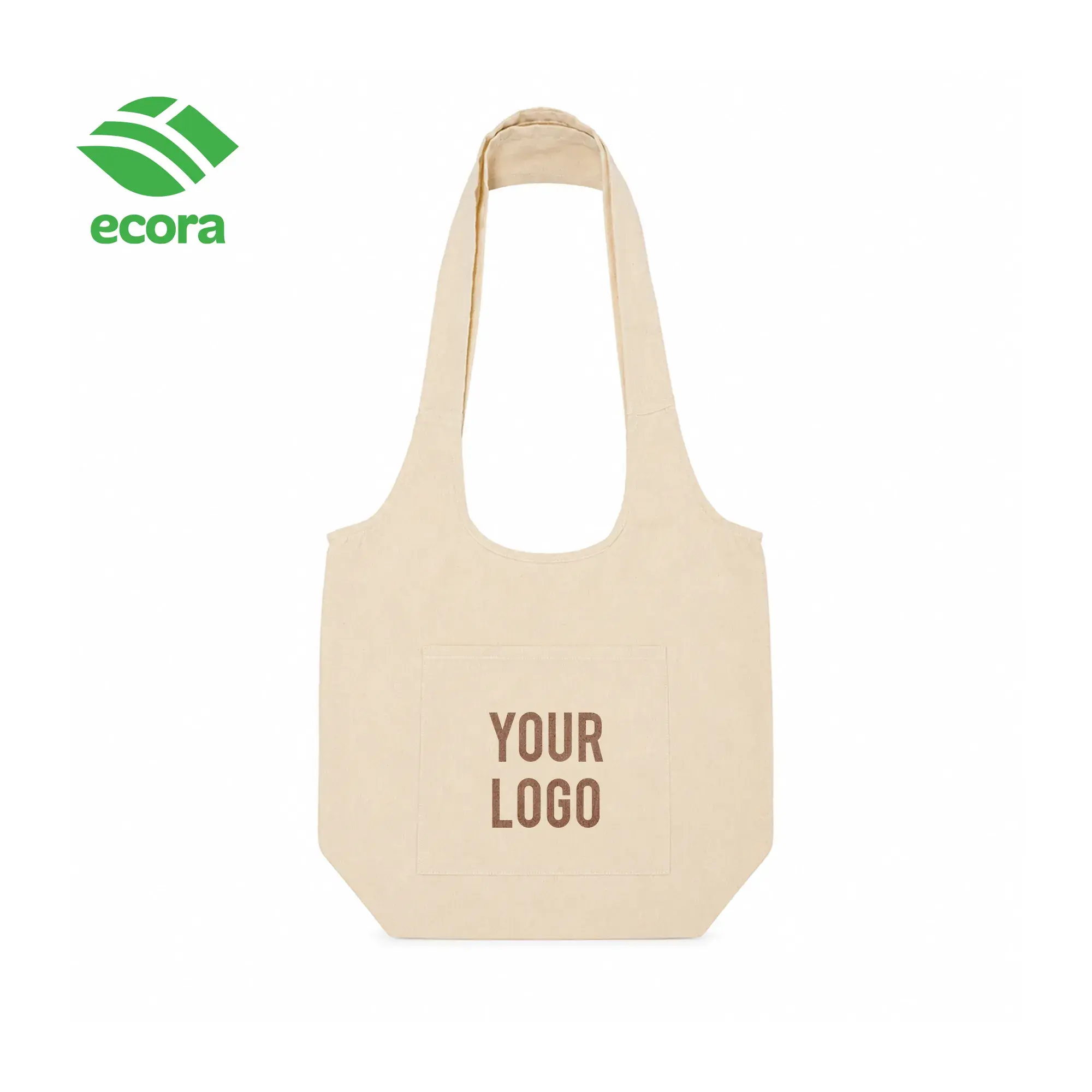 Toto | 11667NR Ecora Canvas Shoulder Tote Bag with 13 cm Gusset — 220 GSM Natural - Image 4
