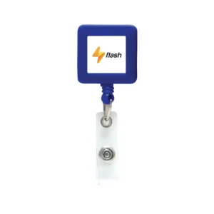 SRB-1 | 11139BL Plastic badge reel in square shape Blue
