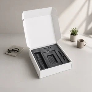 Vobwhite | 11614WT Premium 4 in 1 Corrugated Gift Box White