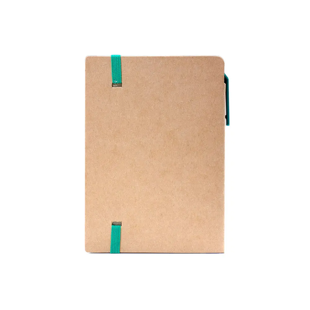 Hidot | 11564GN A6 Craft Notebook with Pen and Post-it Green - Image 4
