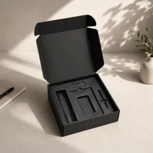VobBlack | 11614BK Premium Corrugated 4 in 1 Gift Box Black