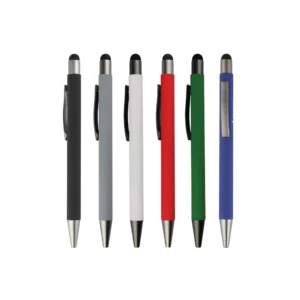 Boggz | 11312BK Metal pen with color stylus black