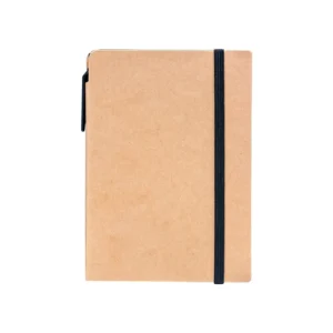 Hidot | 11564BK A6 Craft Notebook with Pen and Post-it Black