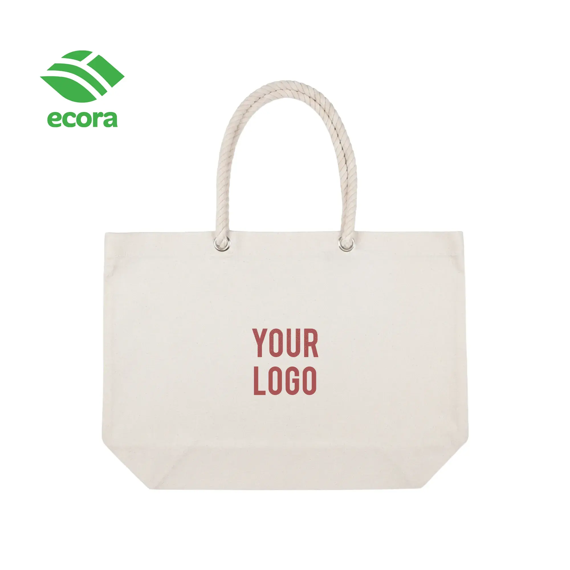 Seyist | 11664 Ecora Oversized Canvas Beach & Shopping Bag with Rope Handles - Image 3