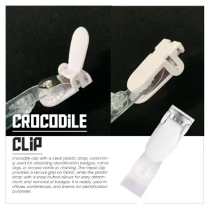Aligtor | 11214WT Crocodile Clip White