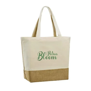 Phixar | 11460 Cotton Tote Bag With Jute Base