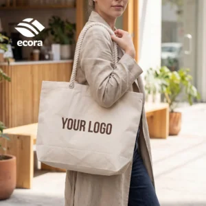 Seyist | 11664 Ecora Oversized Canvas Beach & Shopping Bag with Rope Handles
