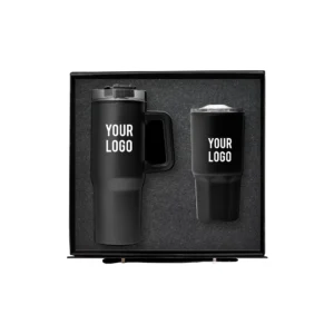 TwinShade Sip Set | GS-132BK TwinShade Sip Set Drinkware Corporate Gift Set Black