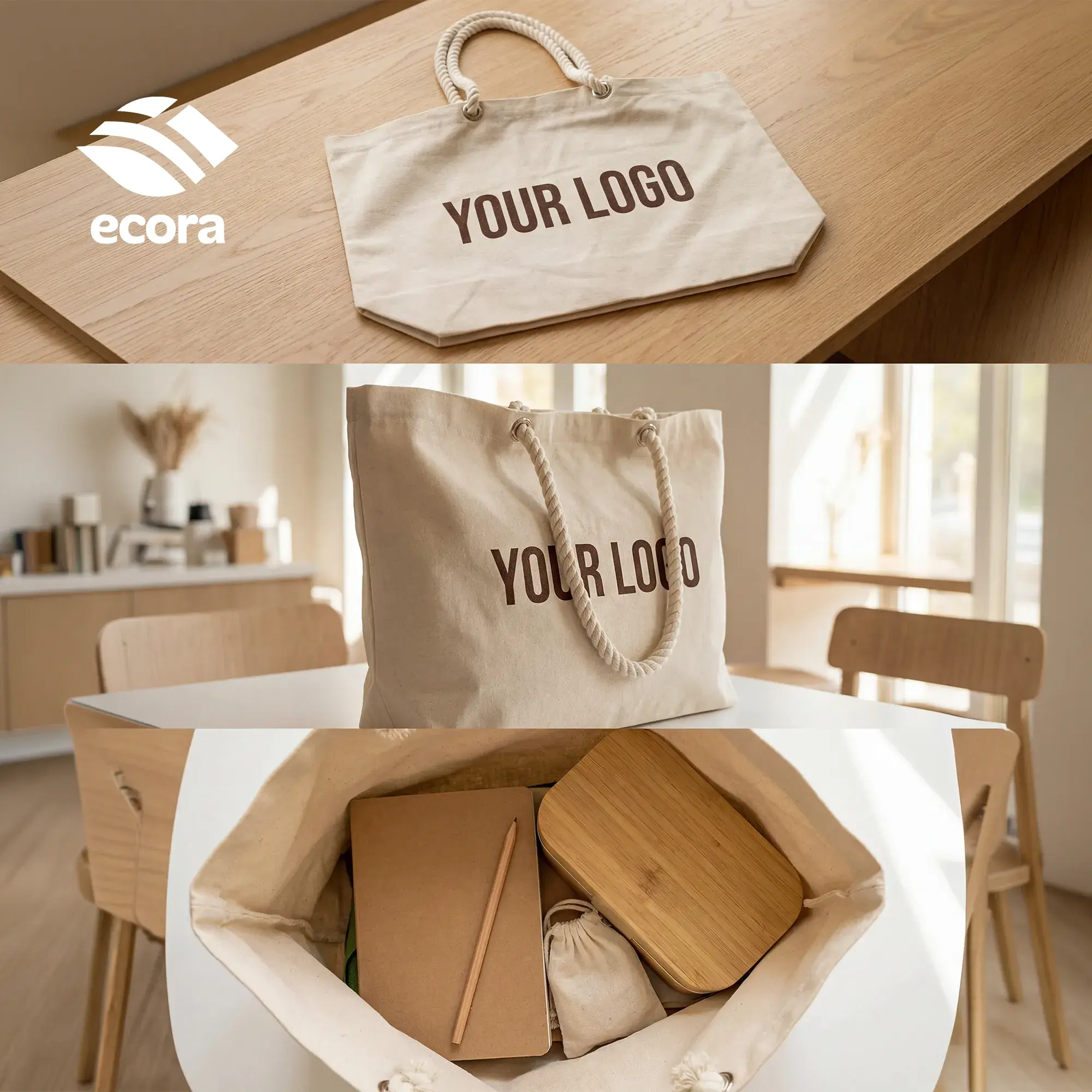Seyist | 11664 Ecora Oversized Canvas Beach & Shopping Bag with Rope Handles - Image 2