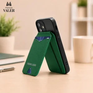 MAGFOLD | 11656GN Maison Valer Magnetic Foldable Wallet and Card Holder Green