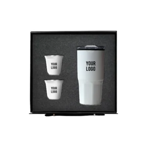 BrewCraft Trio | GS-131WT BrewCraft Trio Drinkware Corporate Gift Set White