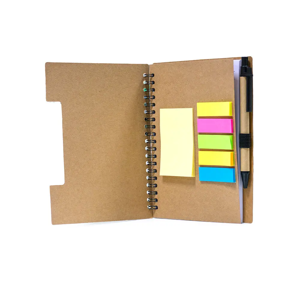 Craftiq | 11566 A5 notebook with a pen and sticky notes - Image 3