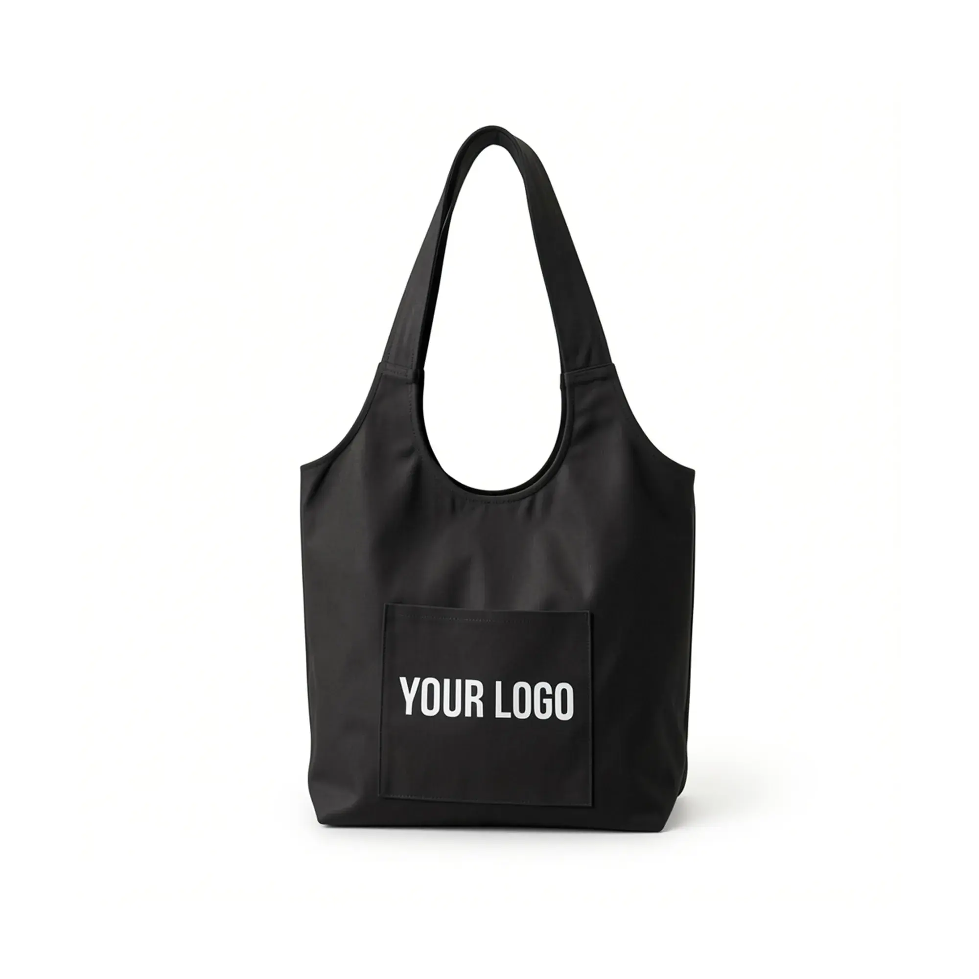 Toto | 11667BK Ecora Canvas Shoulder Tote Bag with 13 cm Gusset — 220 GSM Black - Image 3