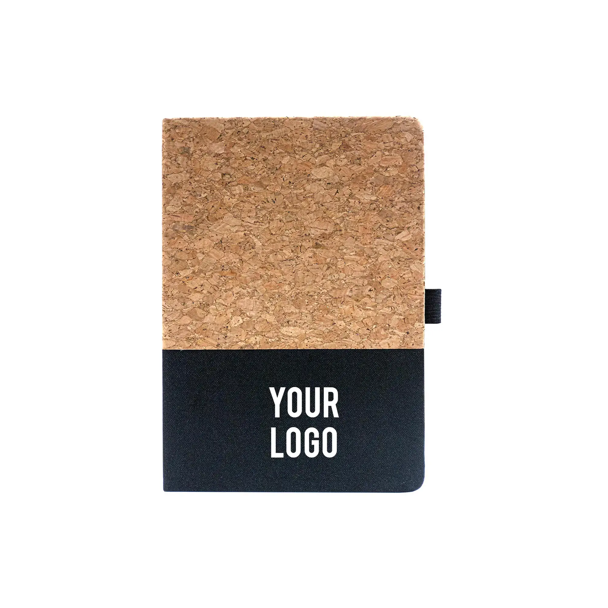 Volaris | 11466BK Cork cover Notebook Black - Image 4