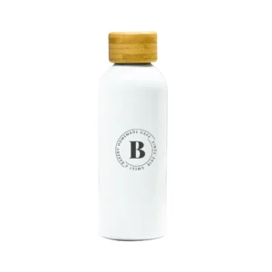 Phelix | 11330WT Insulated Bottle With Bamboo Lid White