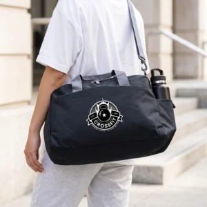 Wexat | 11477BK Duffle Bag with front and side pocket Black