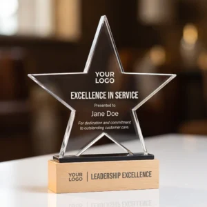 Nectar | 11474 Star Shaped Crystal Award
