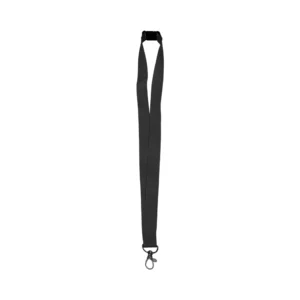 Broxa | 11136BK Lanyard with safety Clip and Metal Hook Black