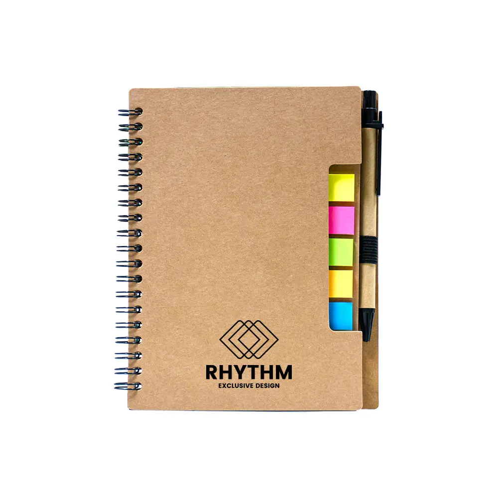 Craftiq | 11566 A5 notebook with a pen and sticky notes - Image 5