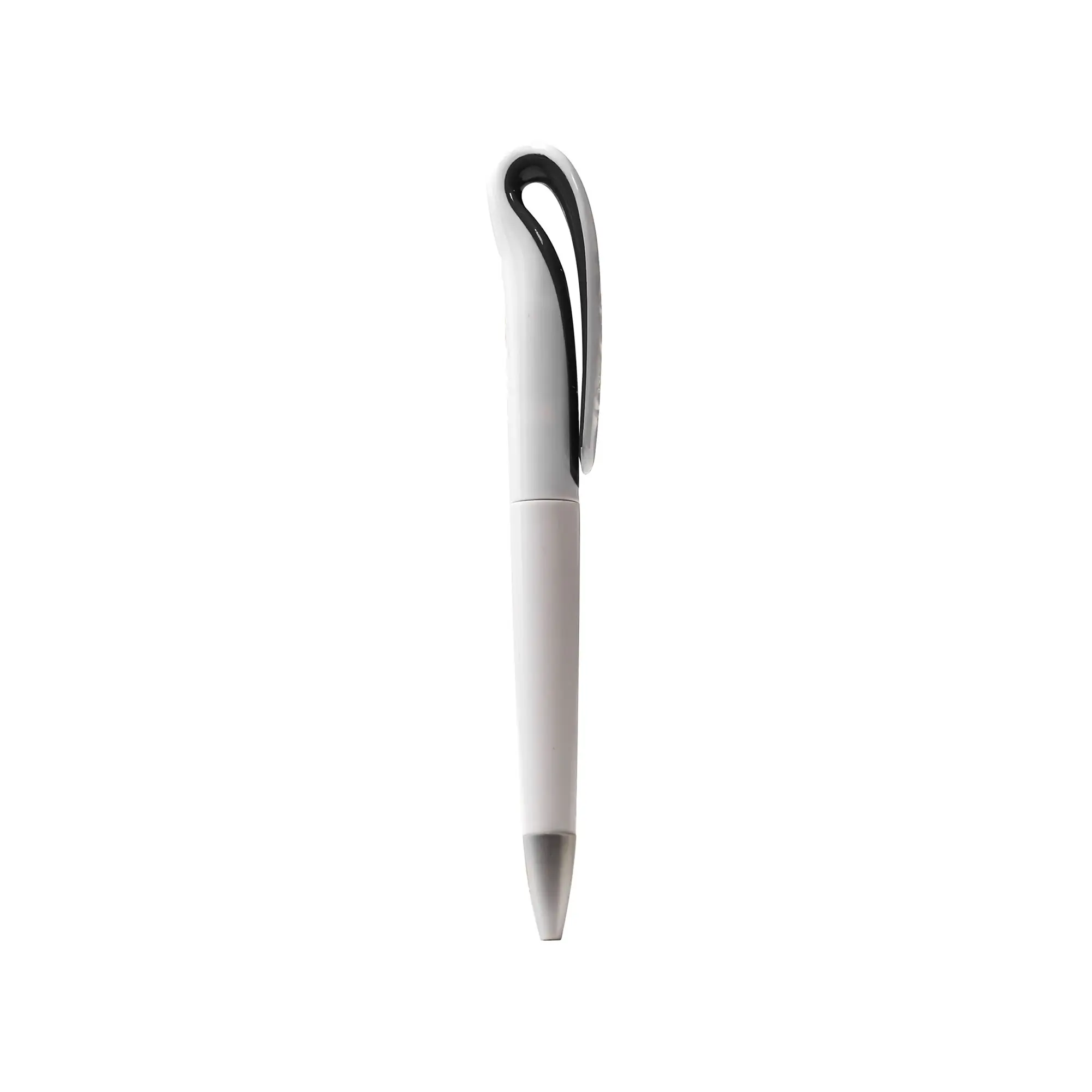 Exory | 11047BK White plastic pen Black - Image 4