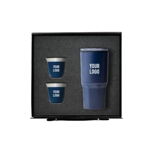 BrewCraft Trio | GS-131BL BrewCraft Trio Drinkware Corporate Gift Set Blue