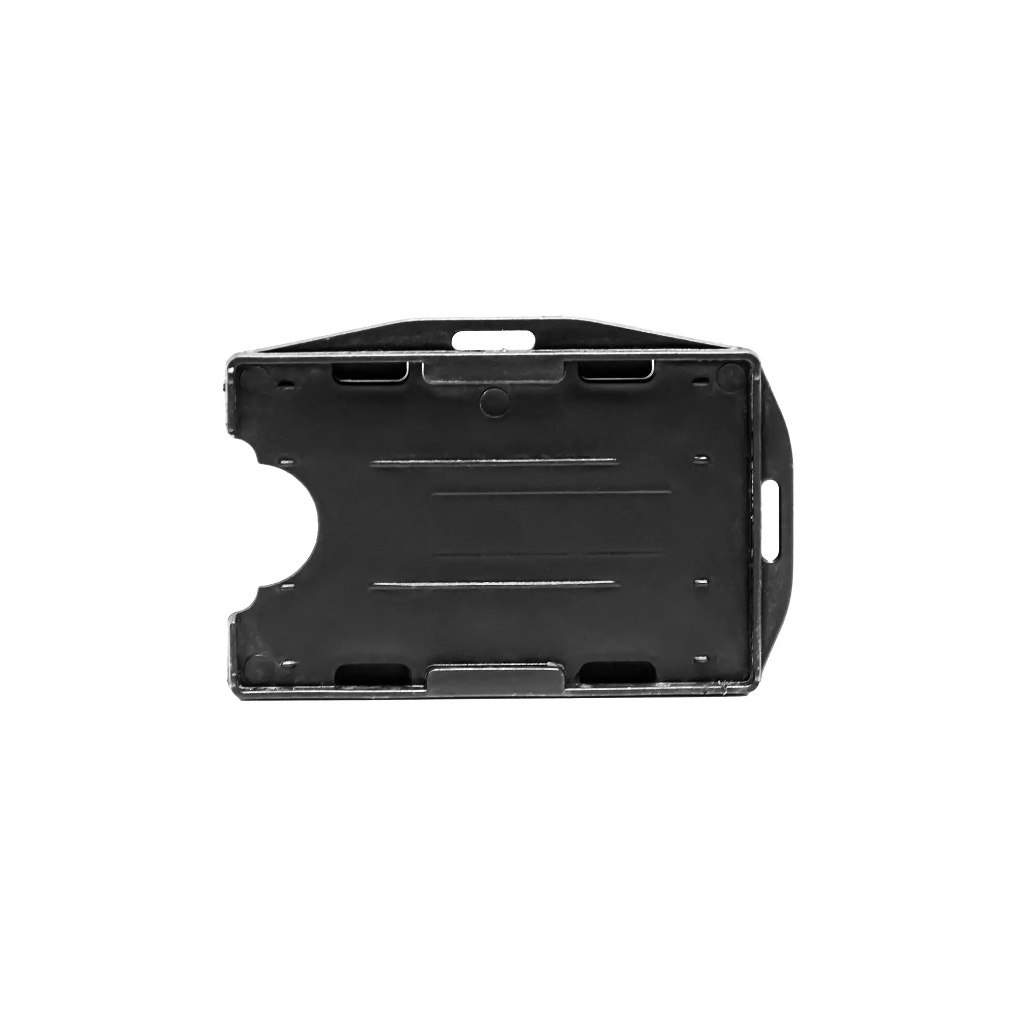 Idax | 11129BK Plastic ID 2 side card holder Black