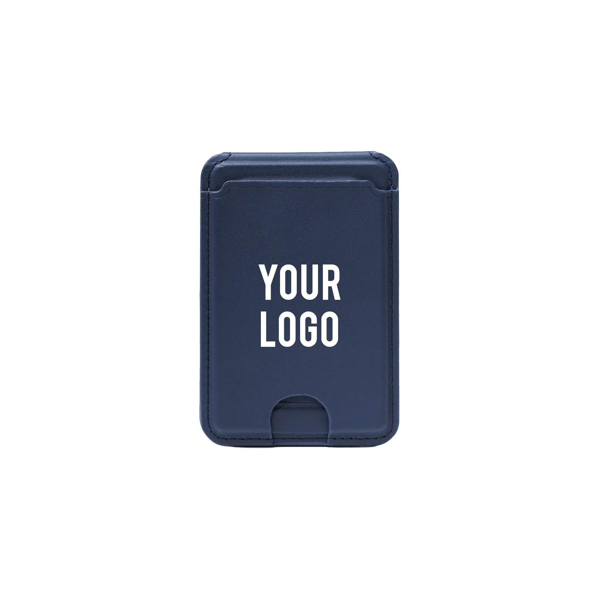 MagFoldra | 11655BL Maison Valer Magnetic Foldable Power Bank Wallet 5000mAh with Card Holder & Stand Blue - Image 4
