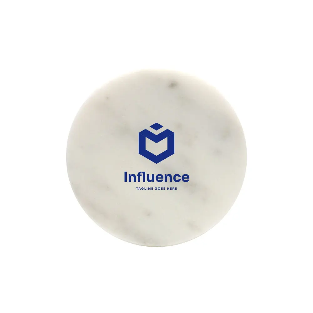MarbLux | 11559 Round Marble Coaster