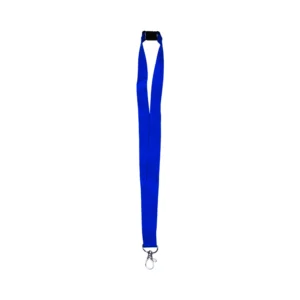 Broxa | 11136BL Lanyard with safety Clip and Metal Hook Blue