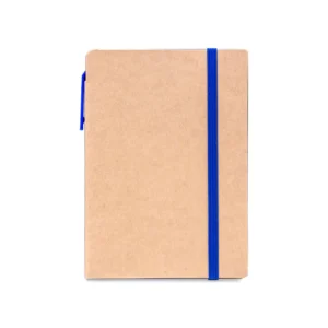 Hidot | 11564BL A6 Craft Notebook with Pen and Post-it Blue