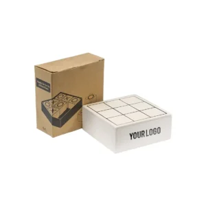Gridzo | 11639 Premium Wooden XO Game Set with Sliding Box
