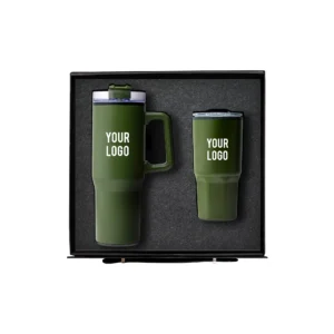 TwinShade Sip Set | GS-132GN TwinShade Sip Set Drinkware Corporate Gift Set Green