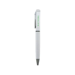 Zent | 11610WT Metal Pen with Lined Barrel White