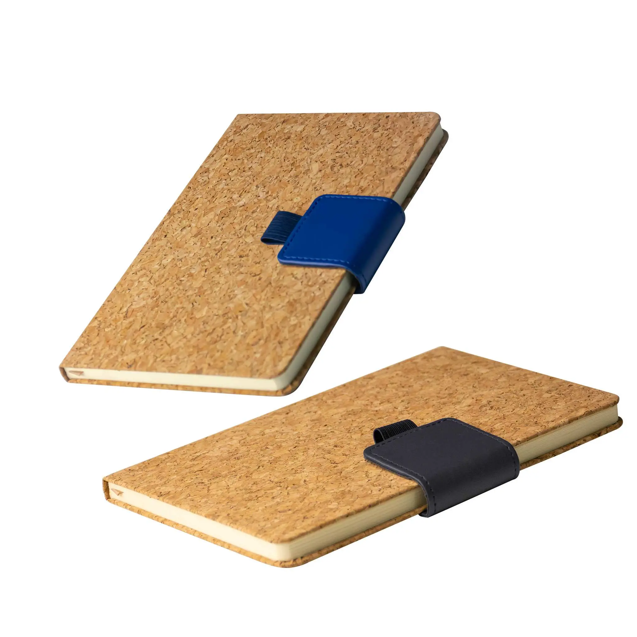 Hartil | 11522BK Cork Notebook with Magnetic Closure and Pen Holder Black - Image 2