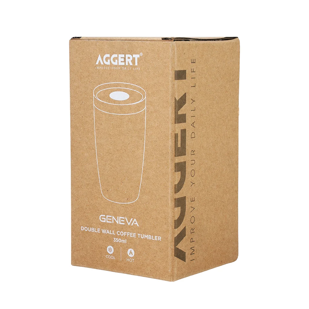 Coffee Tumbler GENEVA Black - 350ml - Image 2