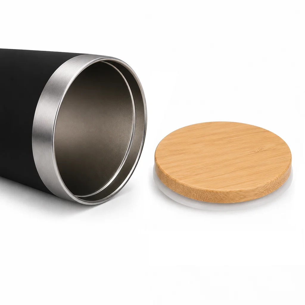 Coffee Tumbler Gusto Black - 300ml - Image 4