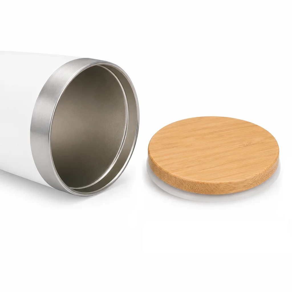 Coffee Tumbler Gusto White - 300ml - Image 5